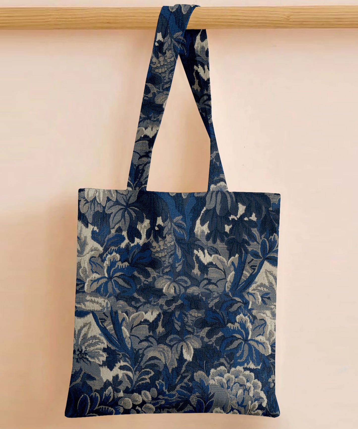 Printed - Midnight Weave Tote Bag Trendy Home