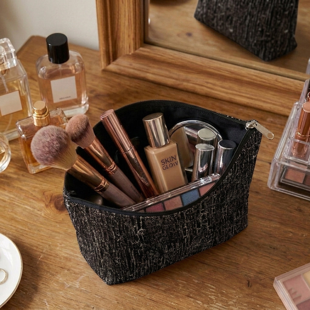 Shanghai - Siyah Cosmetic Pouch Trendy Home