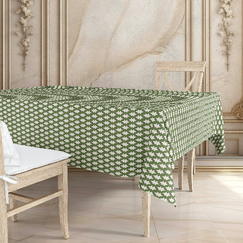 Printed - Emerald Symmetry Tablecloth Trendy Home