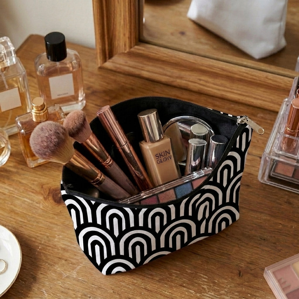 Printed - Monochrome Arch Cosmetic Pouch