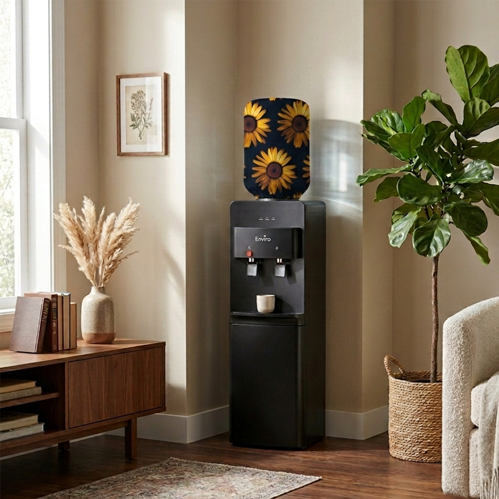 Printed - Sunflower Bottle Dispenser Cover Trendy Home