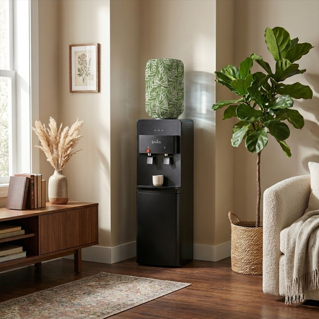 Printed - Sage Leaf Bottle Dispenser Cover Trendy Home