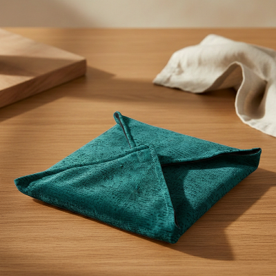 Turkish Velvet - Navy Blue Roti Kapra Trendy Home