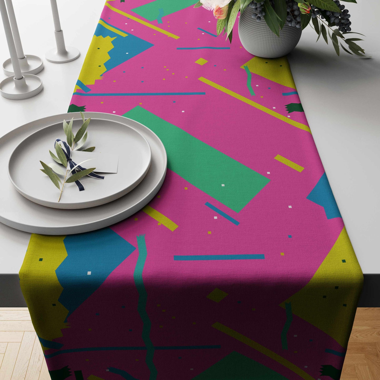 Fuchsia Square Table Runner 11 11 sale table runners