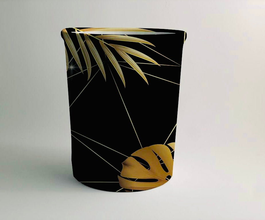 Printed - Night Leaves Dustbin Trendy Home