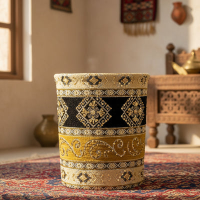 Hand Sequin - Spot Black Dustbin Trendy Home
