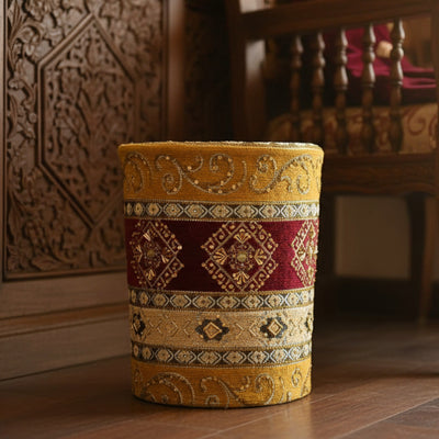 Hand Sequin - Maroon Dustbin Trendy Home