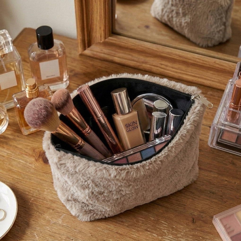 Cat Fur - Butter Cosmetic Pouch