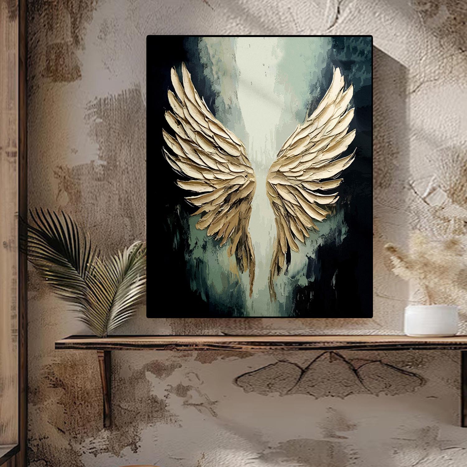 The Angel Wings Art Portrait trendy home