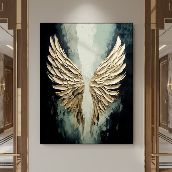 The Angel Wings Art Portrait trendy home