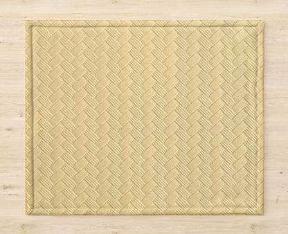 Patterned Leather - Beige Table Mat Trendy Home