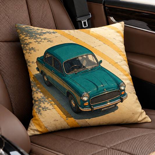 Classic Teal Cruiser Cushion Cover Trendy Home