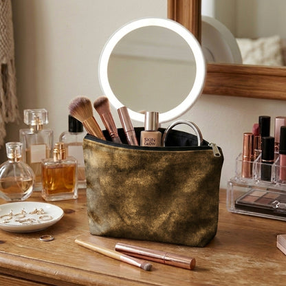 Malai Velvet - Fawn Cosmetic Pouch