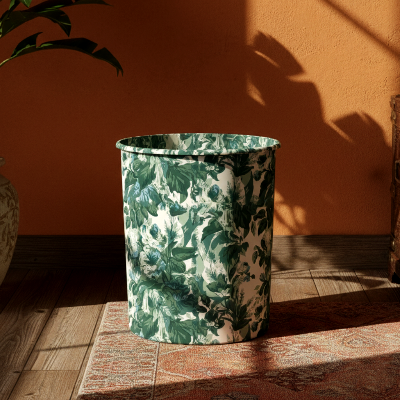 Printed - Victorian Green Dustbin Trendy Home