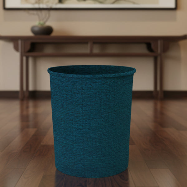 Fine Jute - Dark Turquoise Dustbin Trendy Home