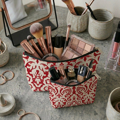 Printed - Rubine Cosmetic Pouch Trendy Home
