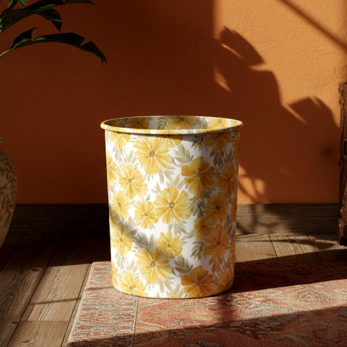Printed - Honey Blossom Dustbin Trendy Home