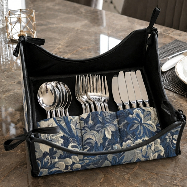 Printed - Midnight Weave Cutlery Tray
