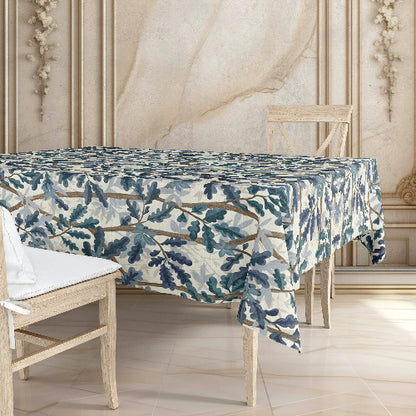 Printed - Blue Oak Tablecloth Trendy Home