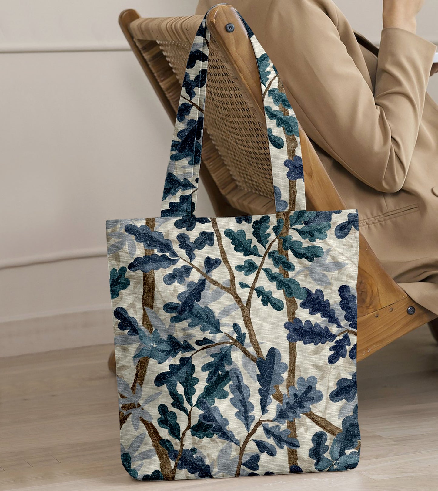 Printed - Blue Oak Tote Bag Trendy Home