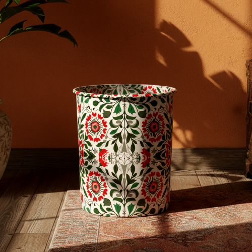 Printed - Imperial Petal Dustbin Trendy Home