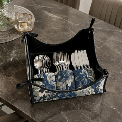 Printed - Midnight Weave Cutlery Tray