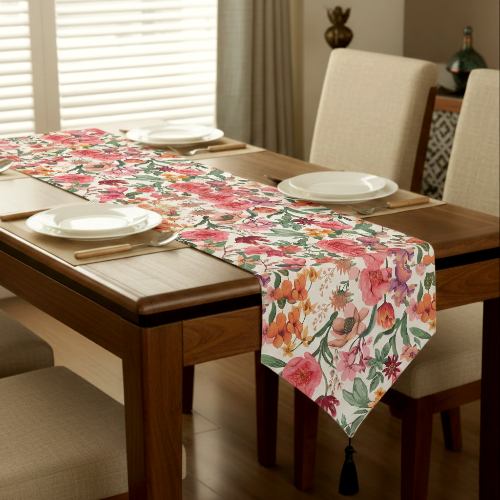 Printed - Meadows Flora Table Runner Trendy Home