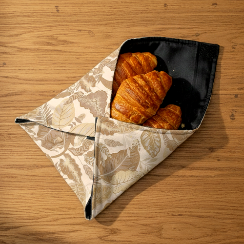 Printed - Sandy Beige Fern Roti Kapra Trendy Home