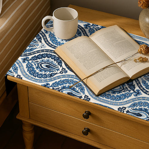 Printed - Moroccan Motif Bed Side Table Accent Trendy Home