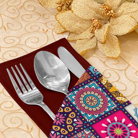 Printed - Prehistoric Cutlery Pouch Trendy Home