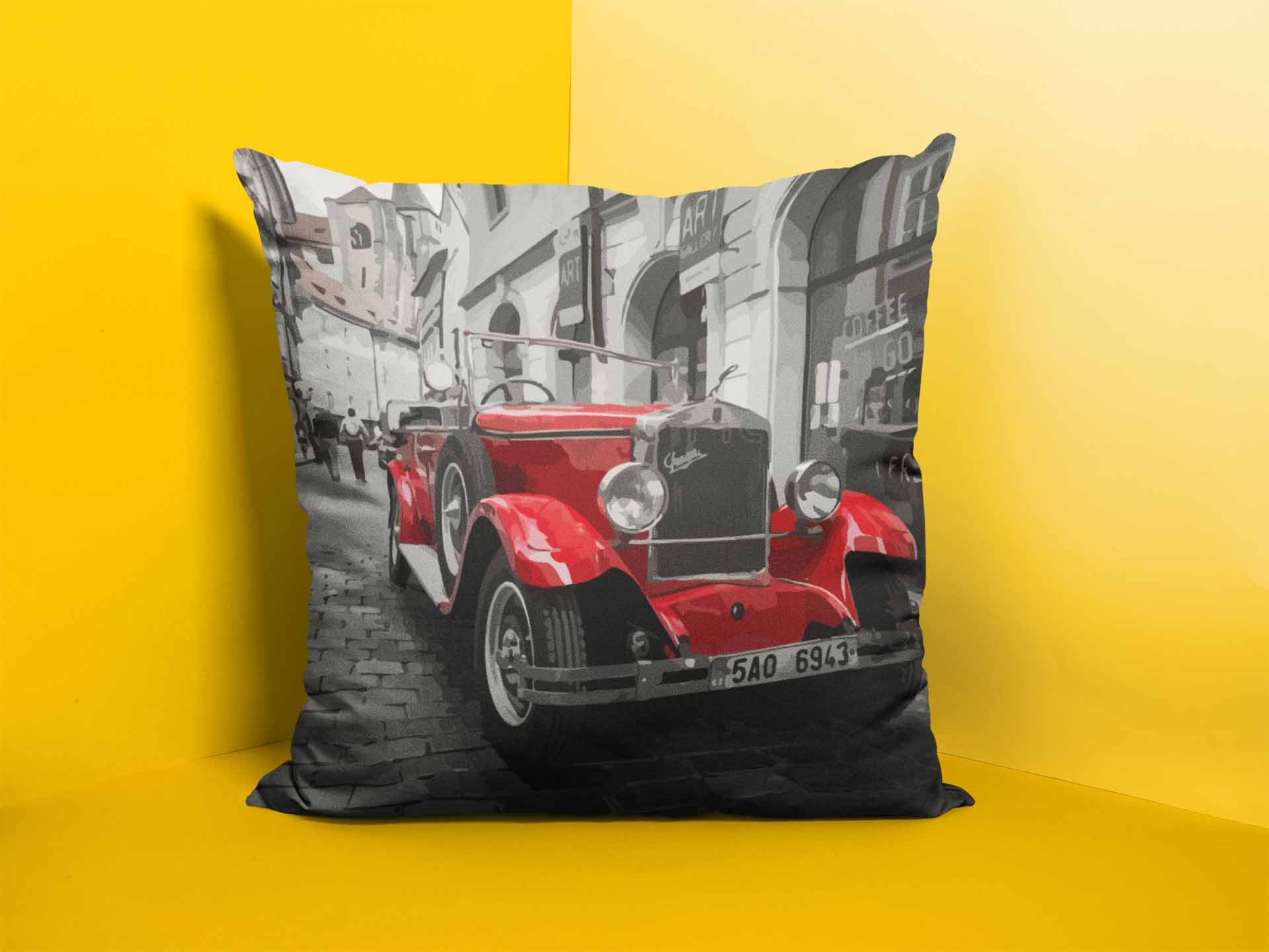 1953 Rolls Royce Cushion Cover Trendy Home