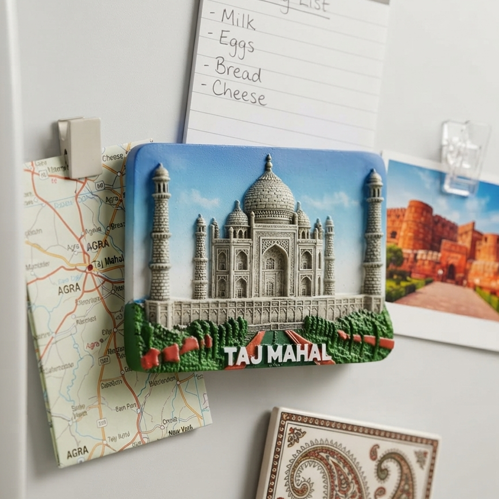 Resin - Taj Mahal Fridge Magnet