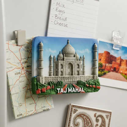 Resin - Taj Mahal Fridge Magnet