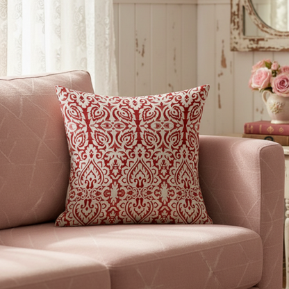 Printed - Rubine Cushion Cover Trendy Home