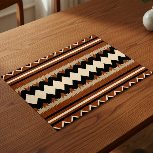 Printed - Tribal Terracotta Table Mat Trendy Home