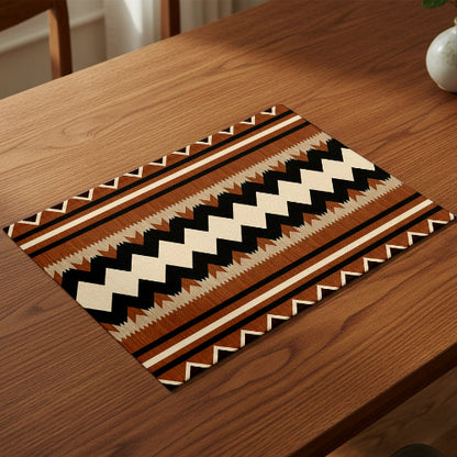 Printed - Tribal Terracotta Table Mat Trendy Home