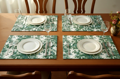 Printed - Victorian Green Table Mat Trendy Home