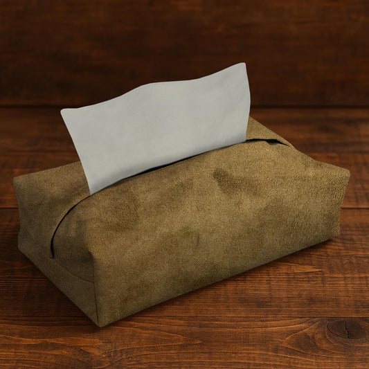 Malai Velvet - Fawn Tissue Box Trendy Home