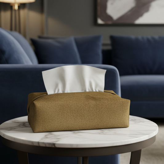 Malai Velvet - Fawn Tissue Box Trendy Home