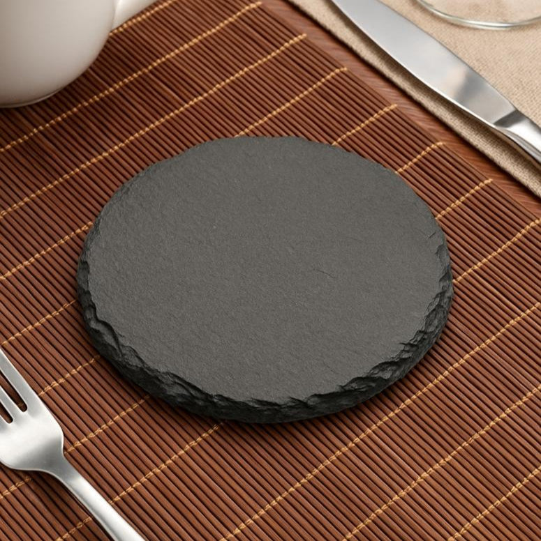 Natural Slate Tea Coaster Trendy Home