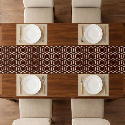 Printed - Espresso Foulard Table Runner Trendy Home