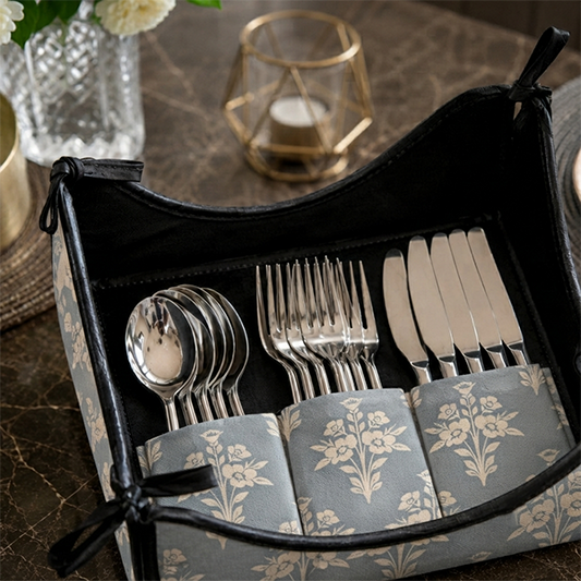 Printed - Country Bouquet Cutlery Tray