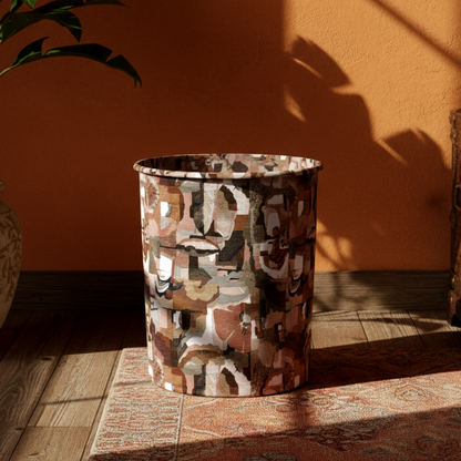 Printed - Artisan Mosaic Dustbin Trendy Home