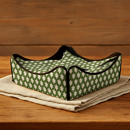 Printed - Emerald Symmetry Breadbasket Trendy Home