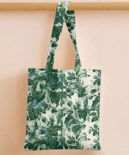 Printed - Victorian Green Tote Bag Trendy Home