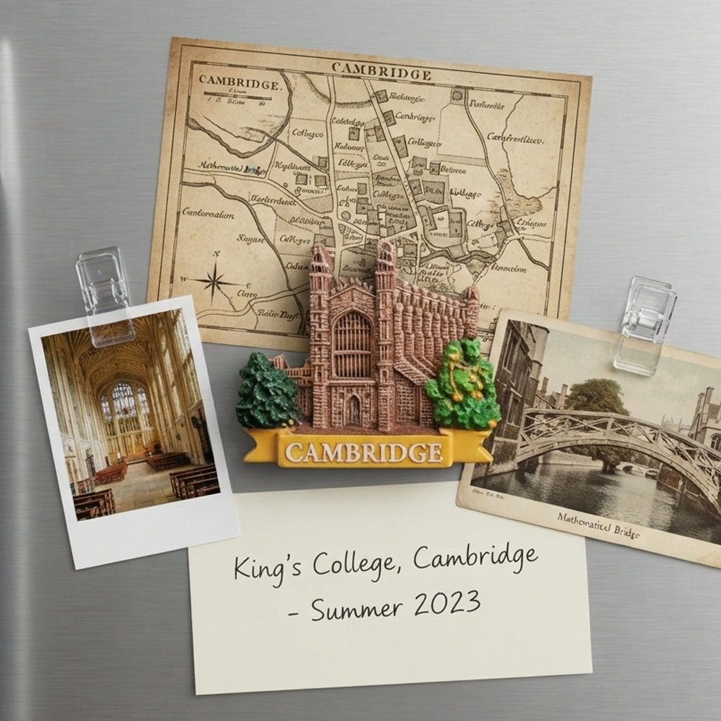 Resin - Cambridge Fridge Magnet