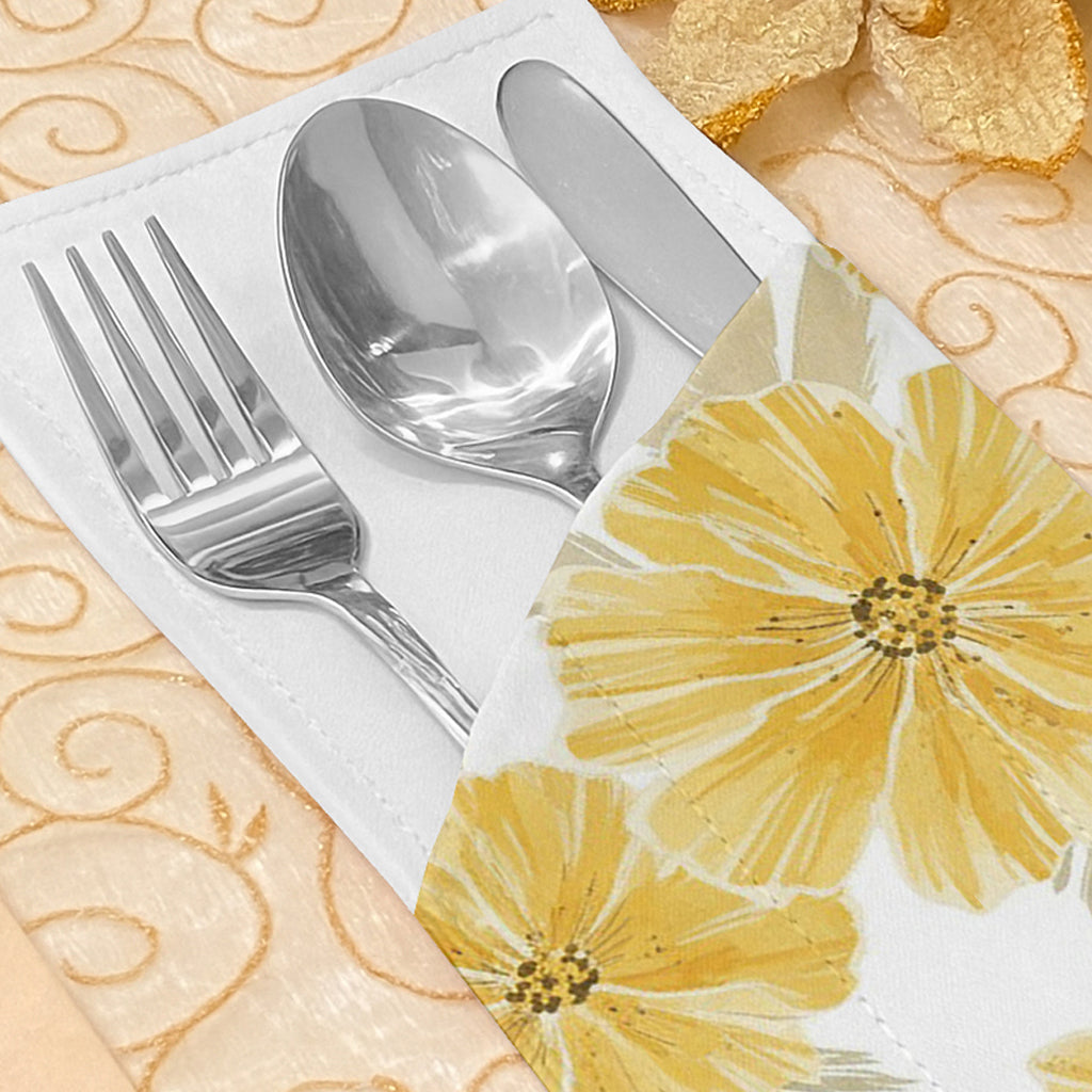 Printed - Honey Blossom Cutlery Pouch Trendy Home