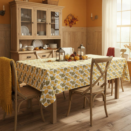 Printed - Autumn Tablecloth Trendy Home