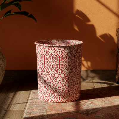 Printed - Rubine Dustbin Trendy Home