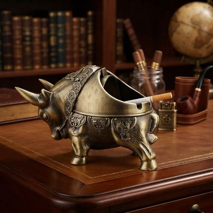 Metallic - Bull Ashtray trendy home
